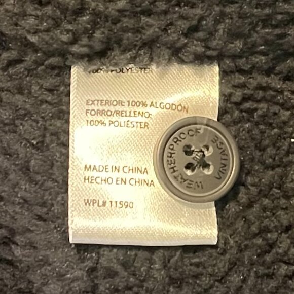 WEATHERPROOF VINTAGE Men's Sherpa Lined Flannel Shirt Jacket Size M - Picture 6 of 7